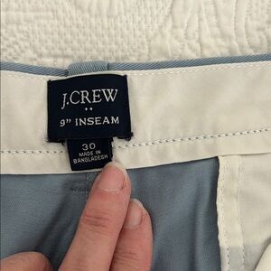 J. Crew Light Blue Flat Front Men Shorts